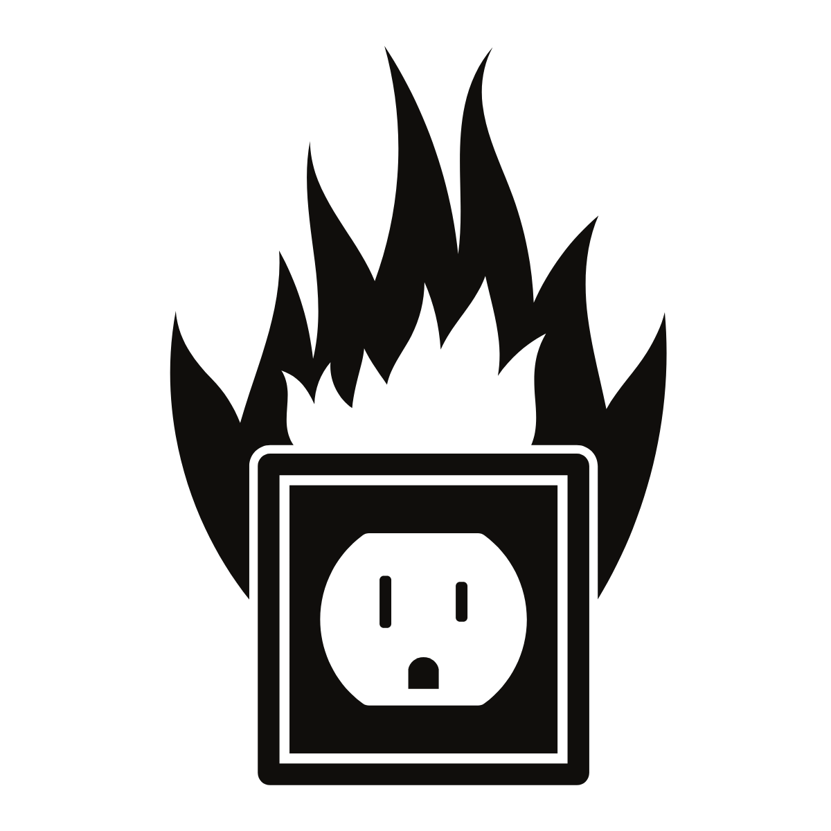 burning outlet icon